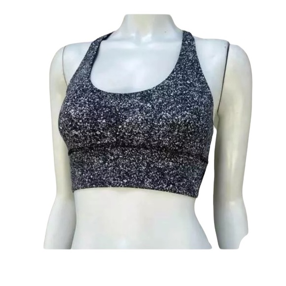 🍋Lululemon Free To Be Moved Bra Black & White size 4 - Picture 6 of 7
